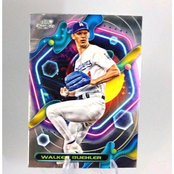 2023 Topps Cosmic Chrome - Walker Buehler #144 - Picture 2 of 5